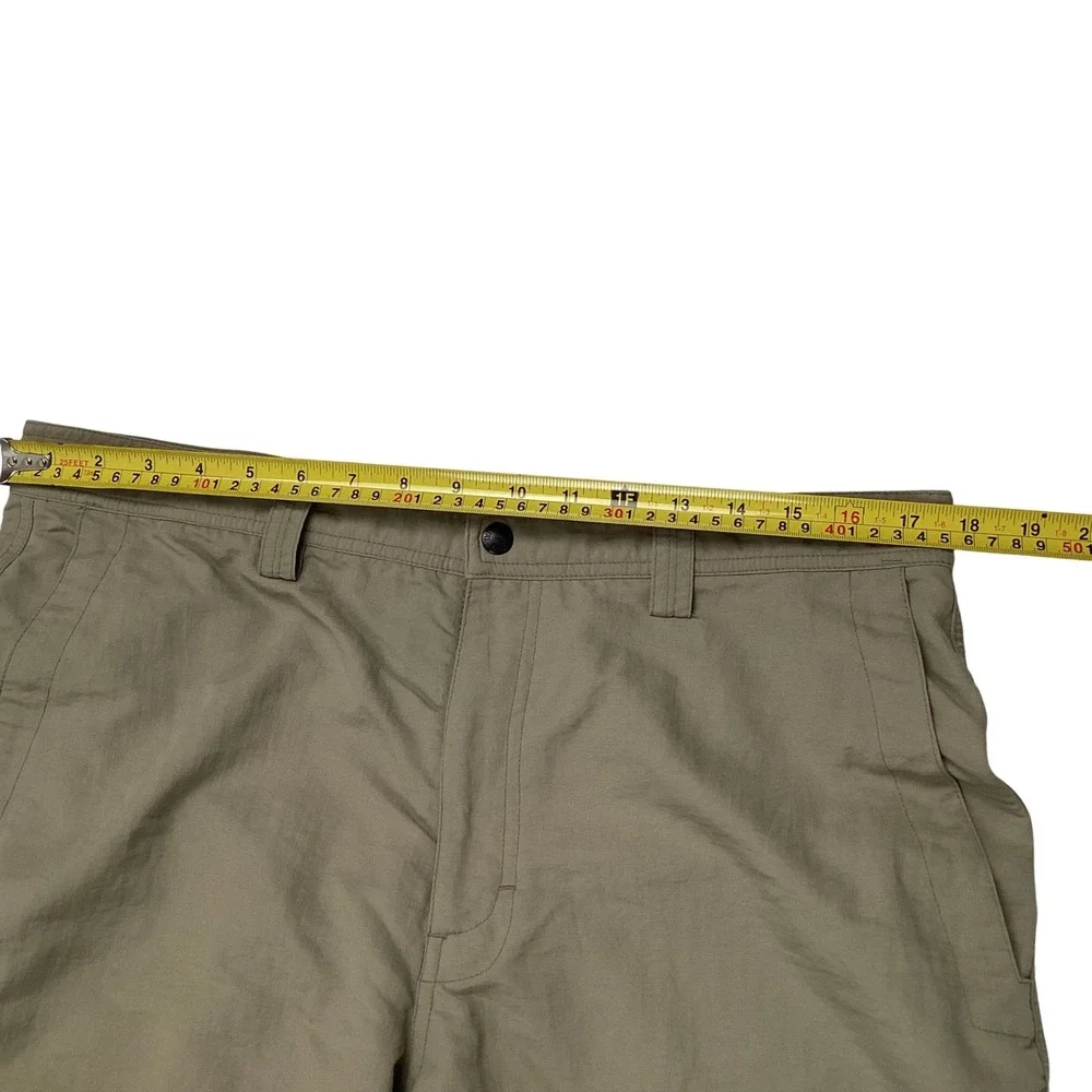 The North Face‎ Mens Khaki Nylon Outdoor Hiking Cargo Pants Size 36